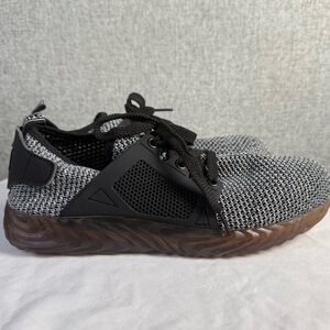Indestructible Ryder Grey Black White Flexible Steel Toe‎ Shoes Men's 43/9-9.5